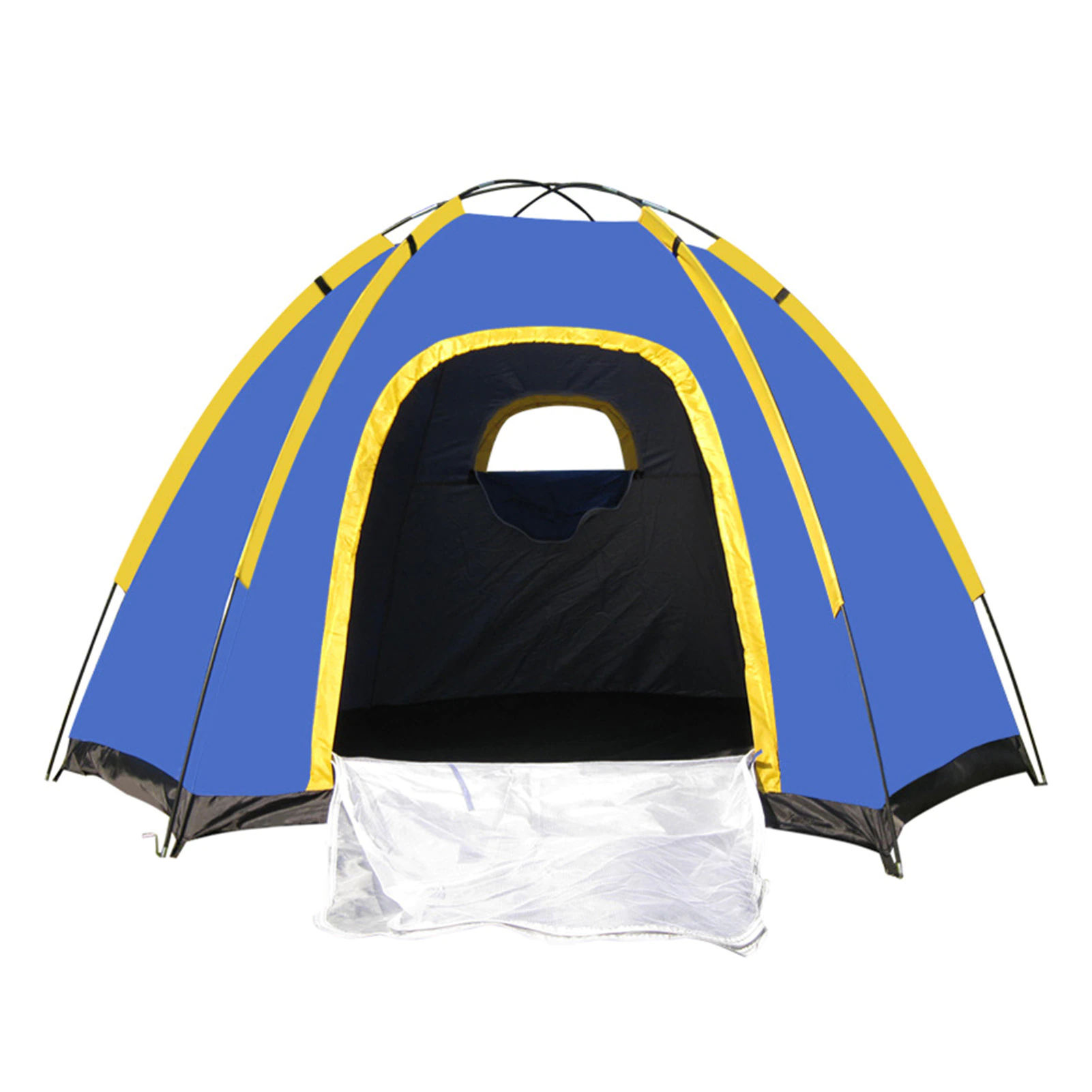 Cheap Goat Tents 240*210*130cm 3 5 People Camping Hexagonal Tent Outdoor Waterproof Durable Travel Tentage Tents 
